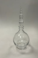 Holmegaard Byens tårne karaffel Nicolaj Kirke hvidt glas