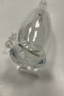 Holmegaard Byens tårne karaffel Børsen hvidt glas