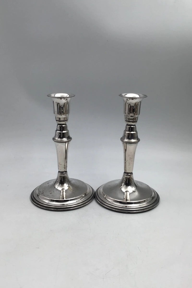 Svend Toxværd Sølv Lysestager (2)