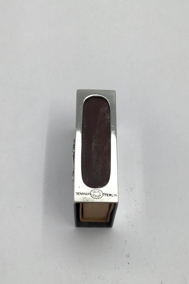 Georg Jensen Sterling Sølv Dronning Tændstikæskeetui No. 68C