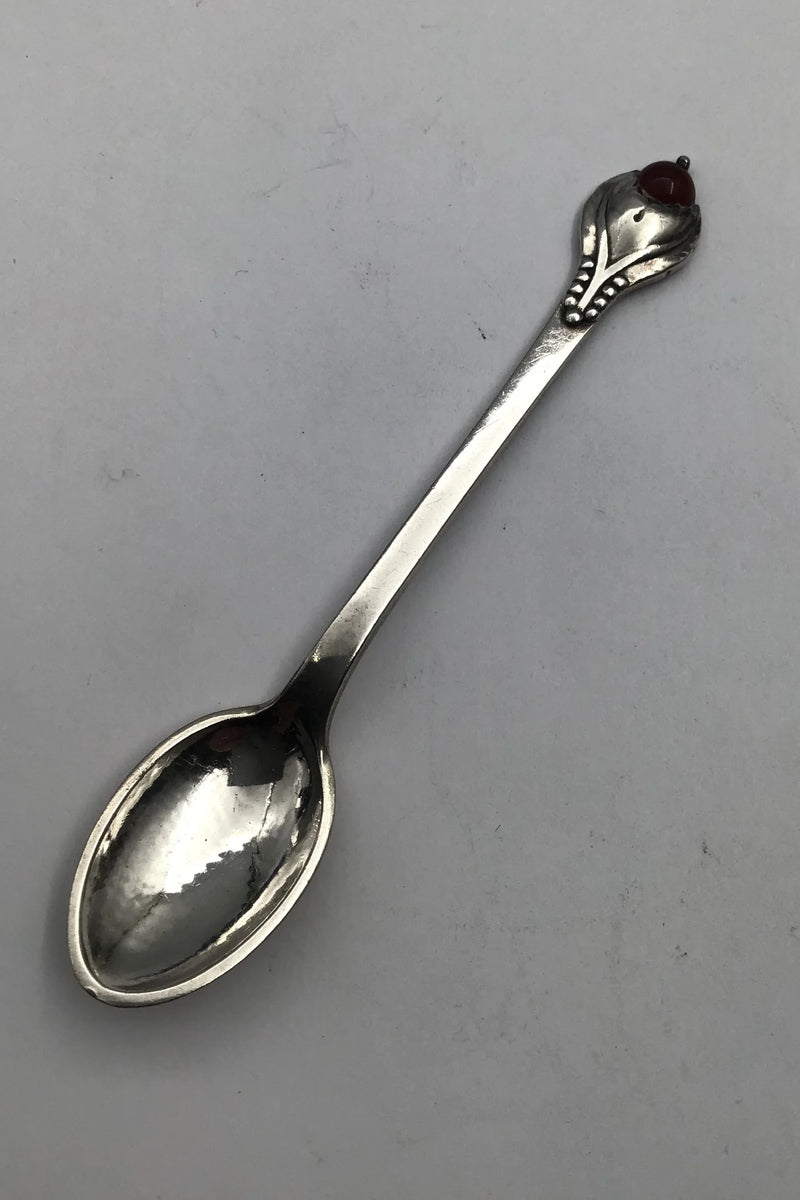 Evald Nielsen Sølv No 3 Kaffeske (Karneol)