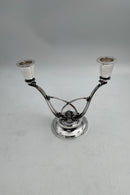 Georg Jensen Sterling Sølv Konge 2-armet Lysestage No. 619