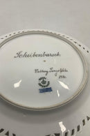 Royal Copenhagen Privatmalet Flora Danica Fisketallerken No 3554