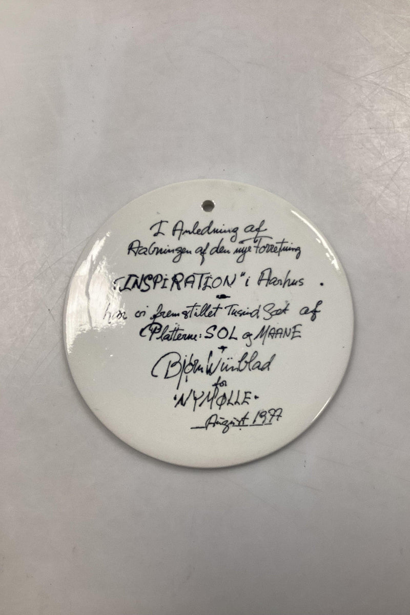 Bjørn Wiinblad for Nymølle Platte - MÅNE