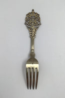 Anton Michelsen Mindegaffel Forgyldt Sterling Sølv 1935