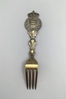 Anton Michelsen Mindegaffel Forgyldt Sterling Sølv 1921