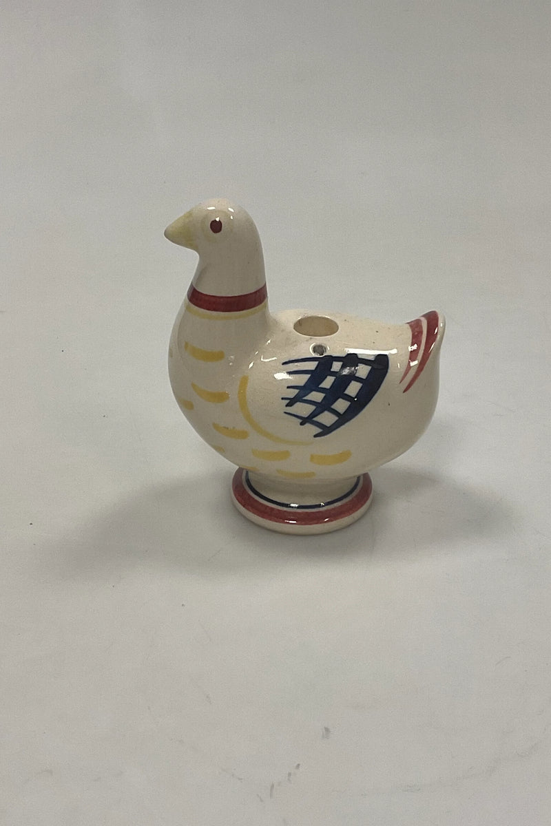 Aluminia Påske / Julehøne figur som lysestage