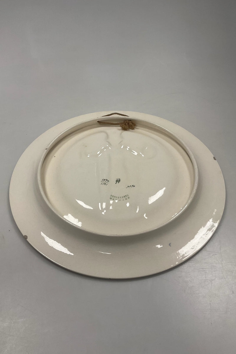 Aluminia Stor Juleplatte fra 1920