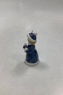 Royal Copenhagen Mini Collection Pige med Fugl No. 741