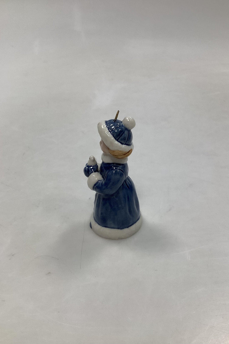 Royal Copenhagen Mini Collection Pige med Fugl No. 741