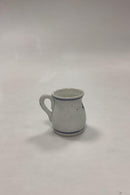 Royal Copenhagen Musselmalet Riflet Lille Vase / Tandstikholder / Flødekande