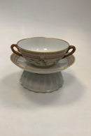 Royal Copenhagen Flora Danica Bouillon Kop med underskål No 20/3612