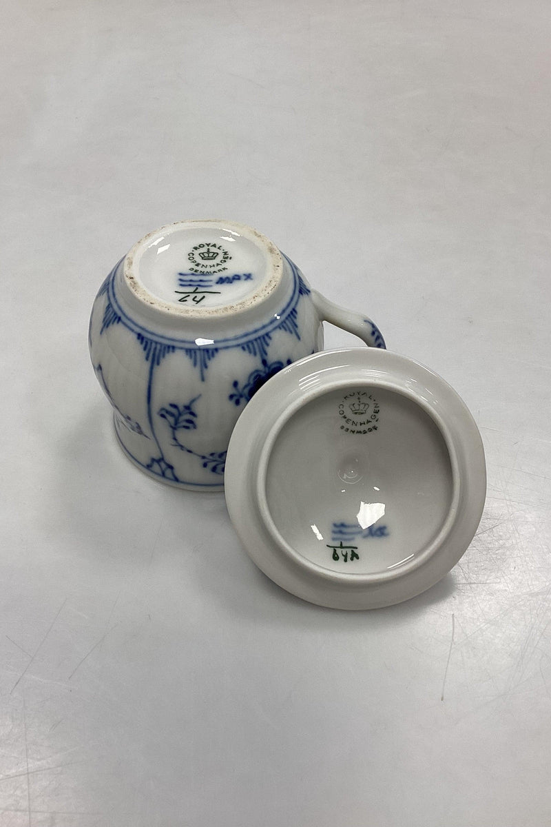 Royal Copenhagen Musselmalet Riflet Crémekop No. 64