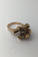 Hans Hansen 14 Kt Guld Ring Moderne