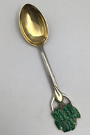 Anton Michelsen Sterling Sølv og Emalje Maribo (Roe) Ske