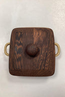 Bing og Grøndahl / Kronjyden Relief Skål med Trælåg