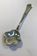 Horsens Rosen Silver Serving spoon with clover formet spoon head