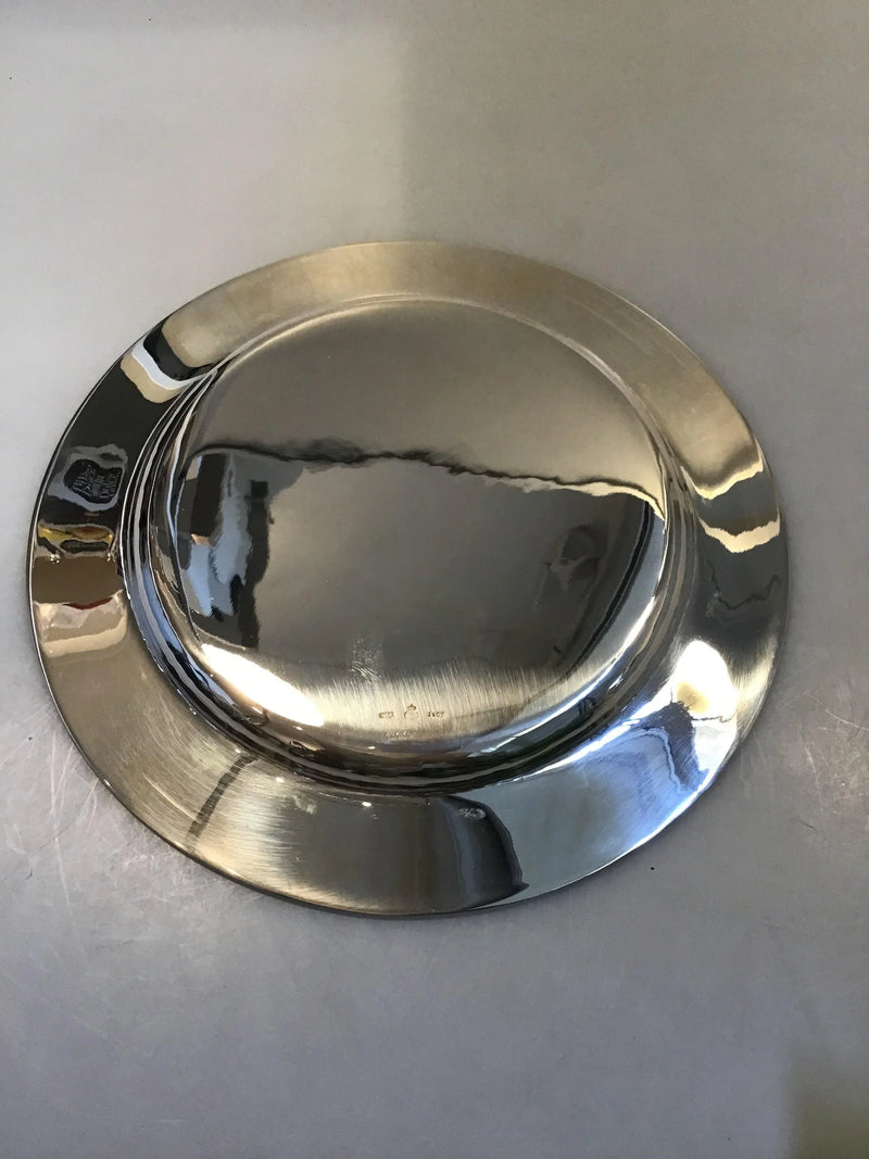 Set of 5 Georg Jensen Sterling Silver Charger plates no 210 F