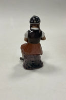 Dahl Jensen Figur af Lille Pige, Bente No. 1295