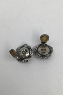 Georg Jensen Sterling Sølv Øreclips Årssmykke 2002