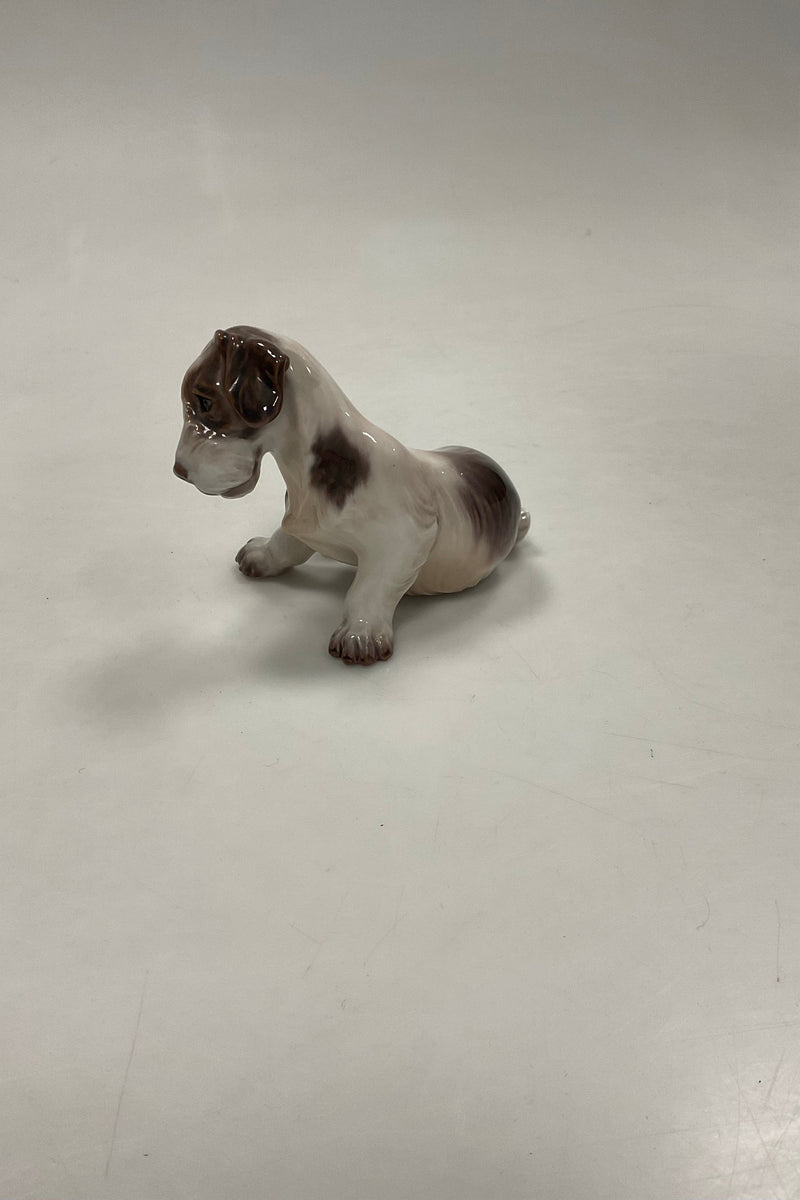 Dahl Jensen Figur Hund Ruhåret Foxterrier Hvalp No. 1008