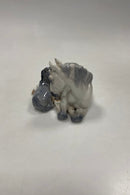 Royal Copenhagen Figur Hest med føl No 4698