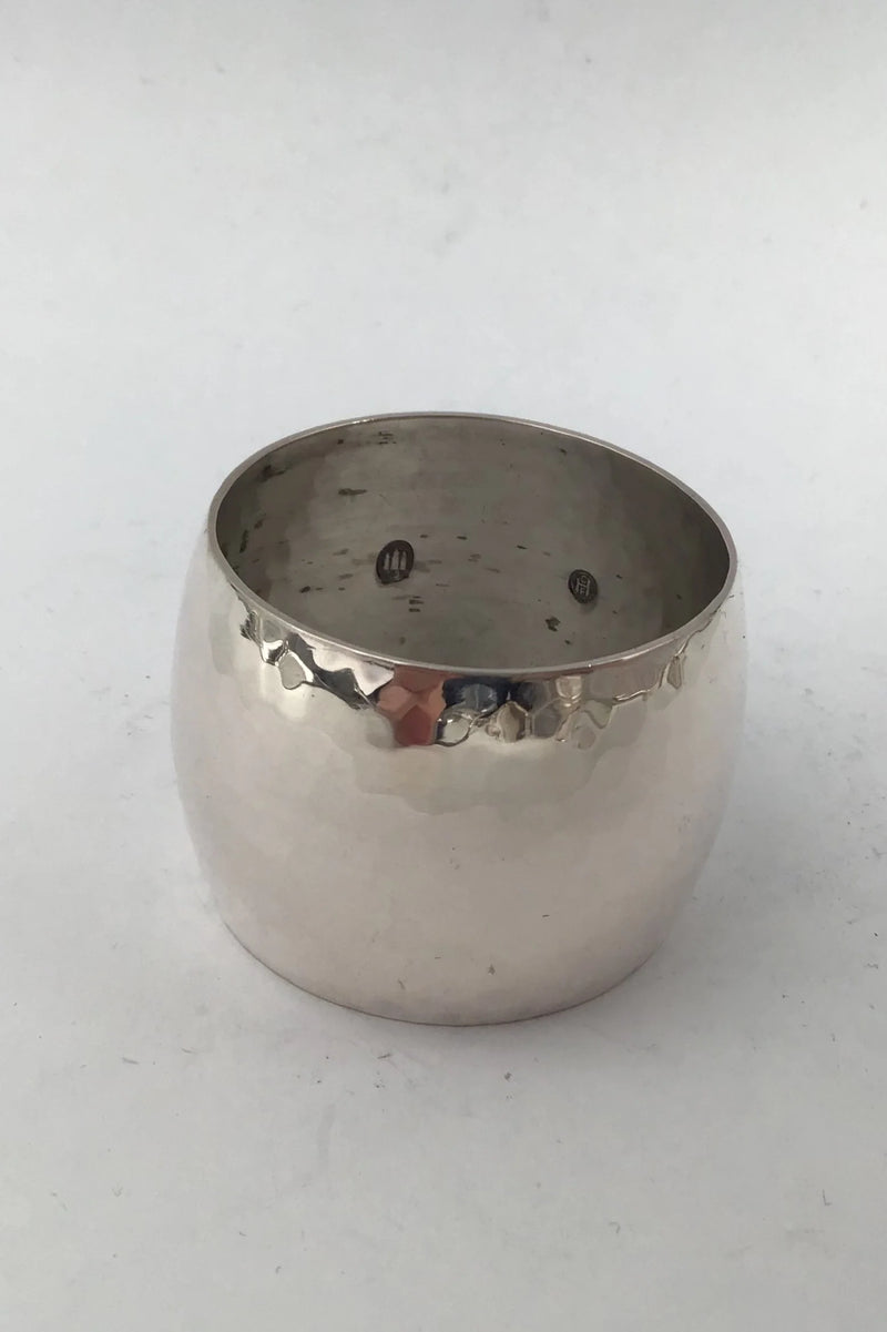 Dansk Sølv Hammerslået Servietring