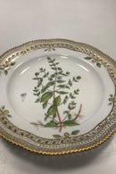 Royal Copenhagen Flora Danica tallerken med gennembrudt kant No 20/3553