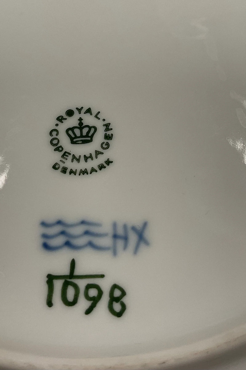 Royal Copenhagen Musselmalet Helblonde med gennembrudt kant Flad Tallerken No 1/1098