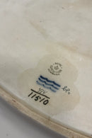 Royal Copenhagen Guld Vifte Stort Ovalt Serverings fad No 11510