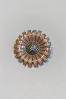 Georg Jensen Sterling Sølv Marguerite Broche Pink