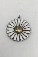 A Michelsen Forgyldt Sterling Sølv Marguerit Vedhæng