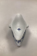 Royal Copenhagen Blaue kannelierte, schlichte Soßenschüssel Nr. 202
