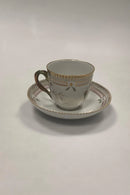 Royal Copenhagen Flora Danica Kaffekop og Underkop No. 20 / 3597