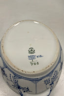 Royal Copenhagen Musselmalet Riflet Oval Terrin No 405 uden låg