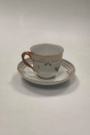 Royal Copenhagen Flora Danica Kaffekop og Underkop No. 20 / 3597