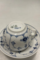 Royal Copenhagen Blue Fluted Plain Large Cup and saucer No 69