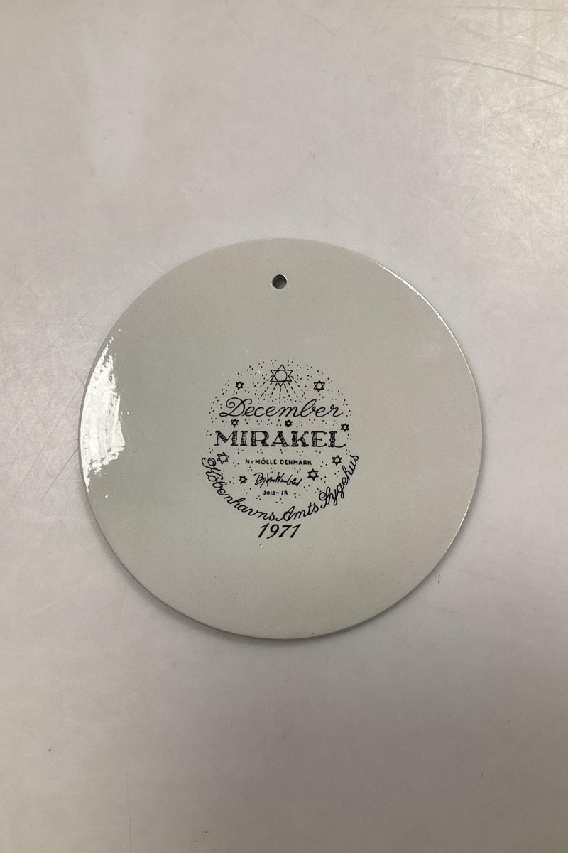 Bjørn Wiinblad: December platte fra Nymølle MIRAKEL/ Københavns Amts Sygehus 1971