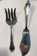 Carl M Cohr Sølv Ambrosius Fiskeserveringsæt