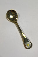 Georg Jensen Årsske 1987 i forgyldt Sterling Sølv med emalje