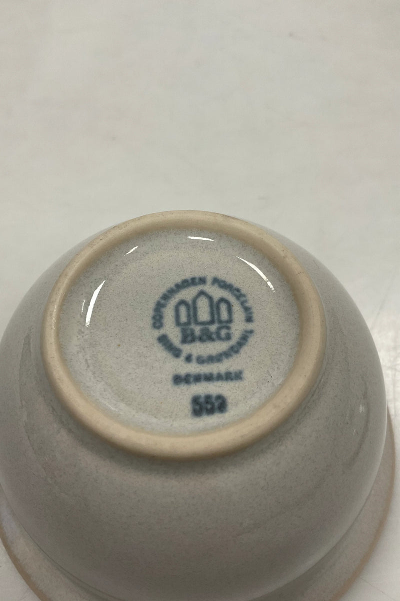 Bing og Grøndahl Glaseret Stentøj Coppelia Sennepskrukke No. 552