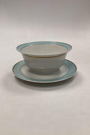 Royal Copenhagen Dybbøl Sovseskål med fast Underfad No. 9580