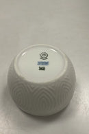 Royal Copenhagen Salto hvidt stel Sukkerskål Lille