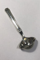 Georg Jensen Sterling Silver/Steel Double Serrated Sauce Spoon No.154（ジョージ ジェンセン スターリング シルバー/スティール ダブル セレーション ソース スプーン）。