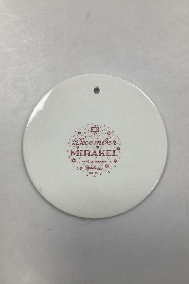 Bjørn Wiinblad: Rød december platte fra Nymølle - MIRAKEL