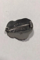 初期型ジョージ・ジェンセン シルバーブローチ No 68 マラカイト (1909-1914年)