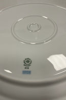 Royal Copenhagen White Magnolia with glazed relief Large Round Serving Dish No 376