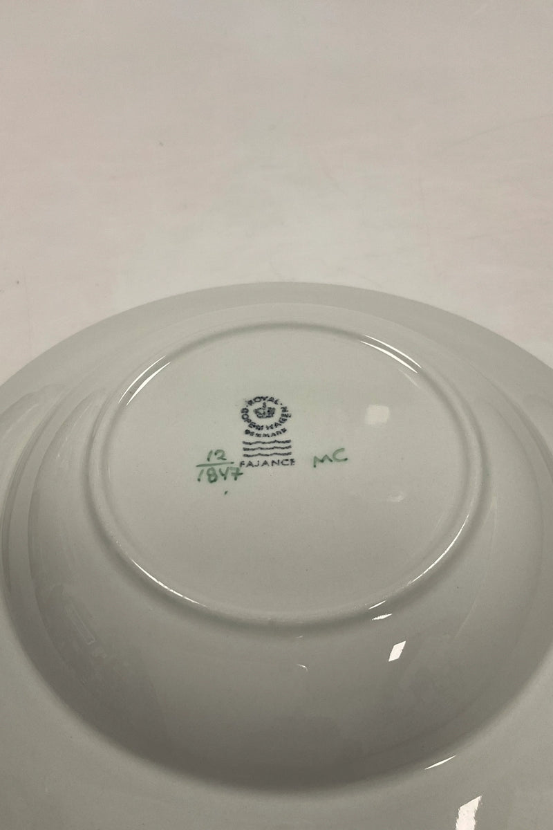 Royal Copenhagen Grøn Tranquebar Dyb Tallerken No 1847