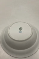 Royal Copenhagen White Magnolia with unglazed relief Deep Plate No 604