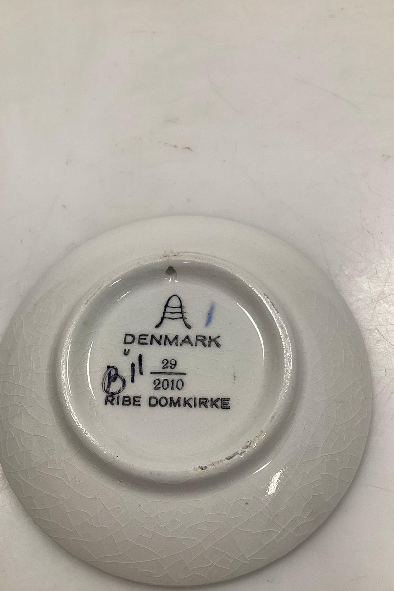 Royal Copenhagen 2010 Plaquette No 29 Ribe Cathedral Measures 8cm / 3.15 inch